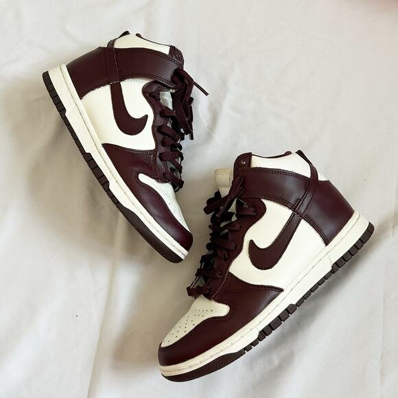 burgundy crush nike dunk high - Picture 1 of 7